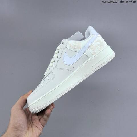 Nike Air Force 1 07 Low Off White Sail Burgundy EU 36-45 Sneaker - Unisex (BS-62175)