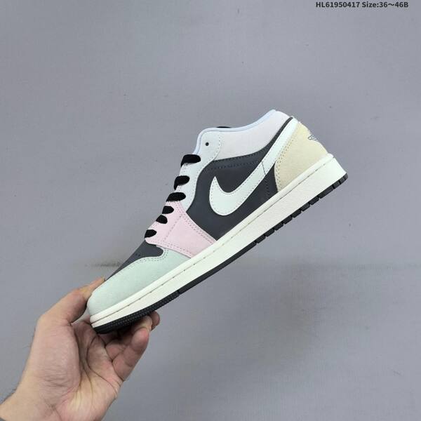 Jordan Air Jordan 1 Low IB7109-004 grey/white/black/pink EU 36-41 basketball