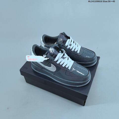 Nike Air Force 1 07 Dark Grey Silver Light Grey EU 36-45 Sneaker - Unisex (BS-59912)