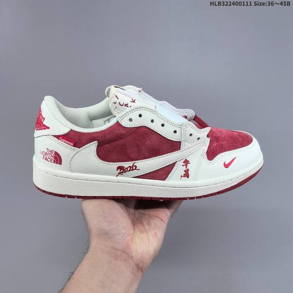 Nike Air Jordan 1 Low x Travis Scott white/red EU 36-45 lifestyle
