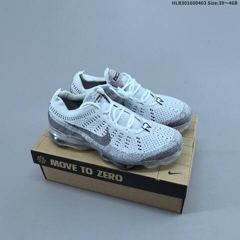 Nike Air Vapormax 2023 FK White Black EU 36-45 Running Shoe - Unisex (BS-60948)