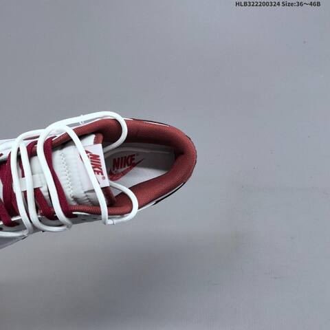 Nike Dunk Low White Dark Red EU 36-46 Skate Shoe - Unisex (BS-61145)
