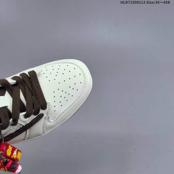 Nike Air Jordan 1 Low white/brown/red 36~45 lifestyle