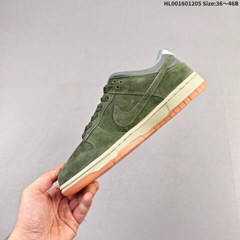 Nike SB Dunk Low Pro Sequoia Dark Green Grey White Black EU 36-46 Skate Shoe - Unisex (BS-62814)