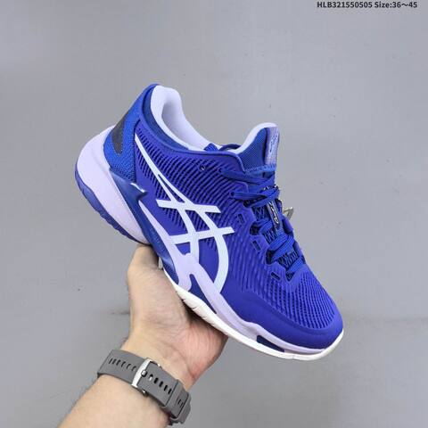 ASICS COURT FF 3 NOVAK Royal Blue White Lavender EU 36-45 Tennis Shoe Casual Sneakers - Unisex BS-68857