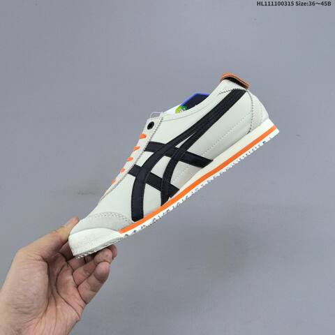 Onitsuka Tiger Mexico 66 Cream Black Orange Or Cream Burgundy Red EU 36-45 Sneaker Casual Sneakers - Unisex (BS-68994)
