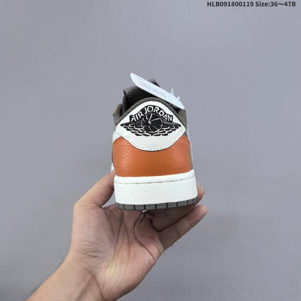 Nike Air Jordan 1 Retro Low Travis Scott grey black brown white 36~47B lifestyle