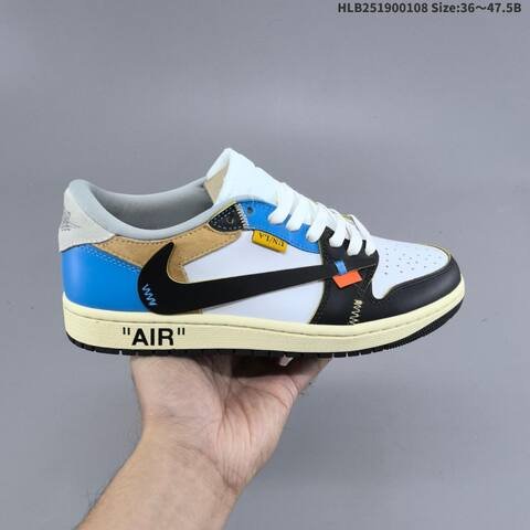 Nike Air Jordan 1 Low x Travis Scott Reverse Mocha white black blue beige 36 47 5 casual