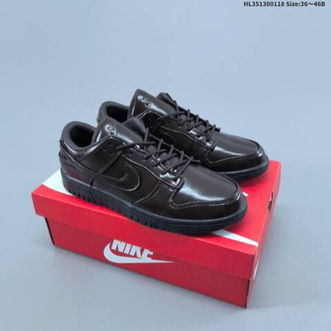 Nike Dunk Low Dark Brown Black EU 36-46 Skate Shoe - Unisex (BS-61923)
