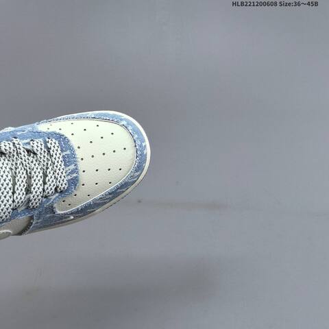 Nike Air Force 1 07 Light Blue Off White EU 36-45 Sneaker - Unisex (BS-59960)