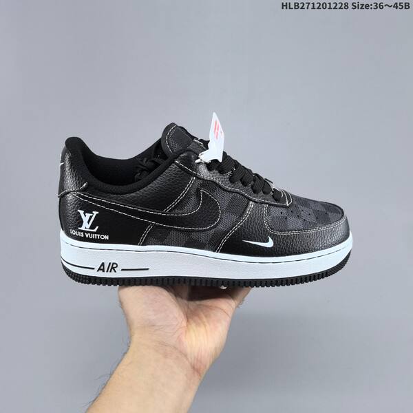 Nike Air Force 1 07 LV8 black grey white EU 36-45 sneaker