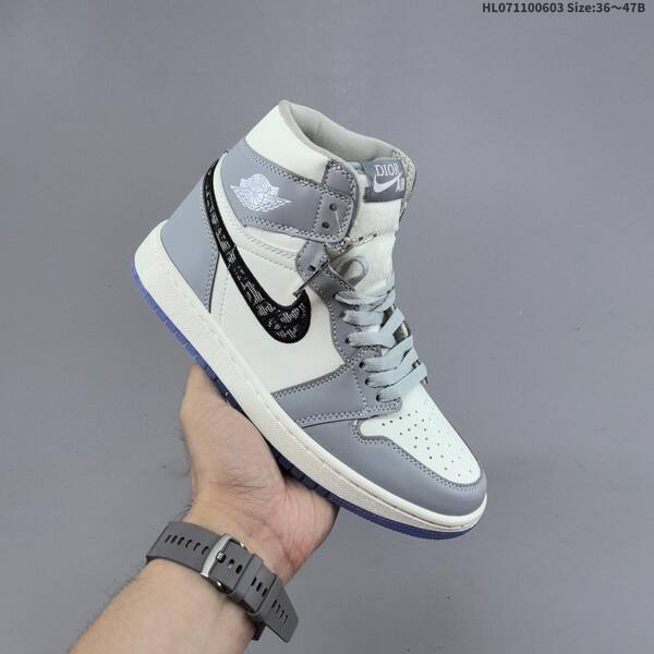 Jordan Air Jordan 1 High Dior White/Grey EU 36-47 basketball
