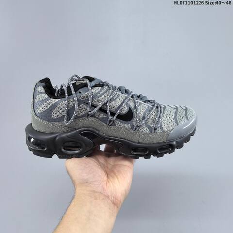 Nike Air Max Plus TN Grey Black Yellow EU 36-47 Running Shoe - Unisex (BS-62437)