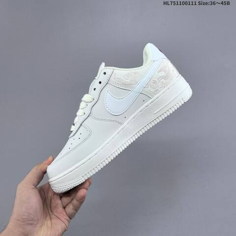 Nike Air Force 1 07 Low Off White Burgundy Silver EU 36-45 Sneaker - Unisex (BS-62071)