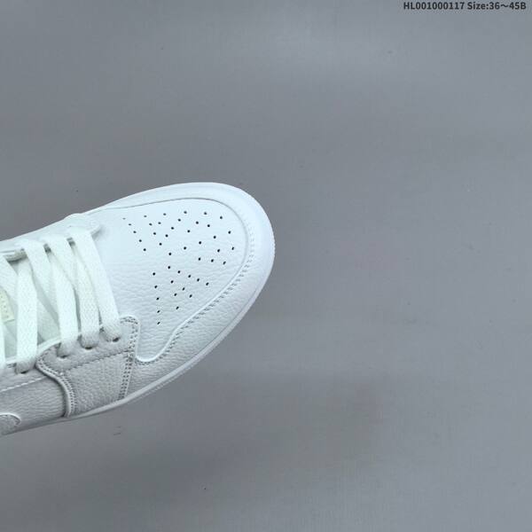 Jordan Air Jordan 1 Low Triple White 36~45 basketball