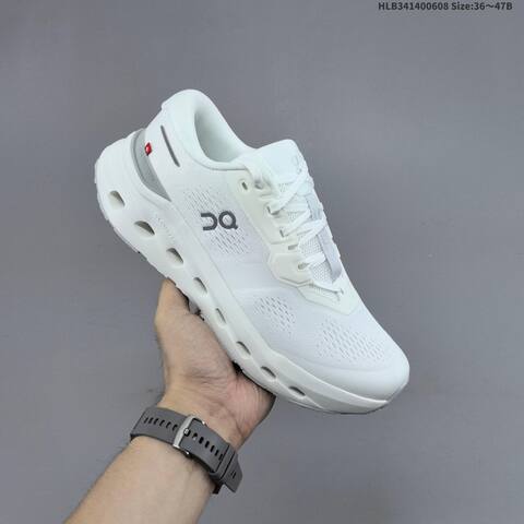 On Running Cloudrunner 3 Wide White Light Grey EU 36-47 Running Shoe Running Sneakers - Unisex BS-69497