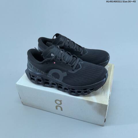 On Cloudmonster Void White Black Or Triple Black EU 36-45 Running Shoe Running Sneakers - Unisex (BS-69683)