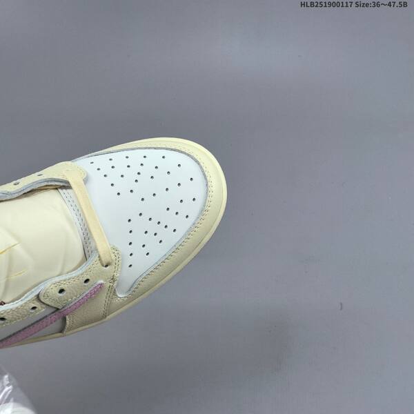 Nike Air Jordan 1 Low Travis Scott cream white / pink / light beige 36~47.5 lifestyle