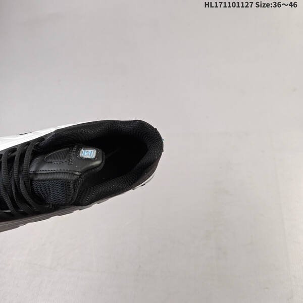Nike Shox R4 black white light blue EU 36-46 running shoe