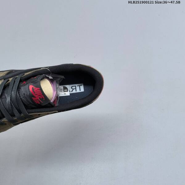 Nike Air Jordan 1 Low Olive Grey / black / red 36~47.5 casual lifestyle