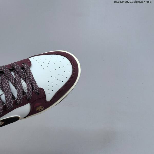 Nike Dunk SB Low burgundy white black gold EU 36-45 skate shoe
