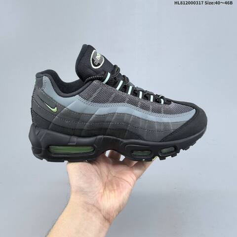 Nike Air Max 95 Grey Black Neon Green EU 40-46 Sneaker - Men's (BS-61288)