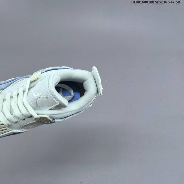 Jordan Air Jordan 4 Retro light blue denim / white / gum 36~47.5B basketball