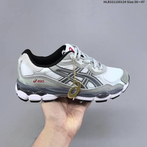 ASICS GEL-NYC White Grey Black Red EU 36-47 Running Shoe Running Sneakers - Unisex (BS-69041)