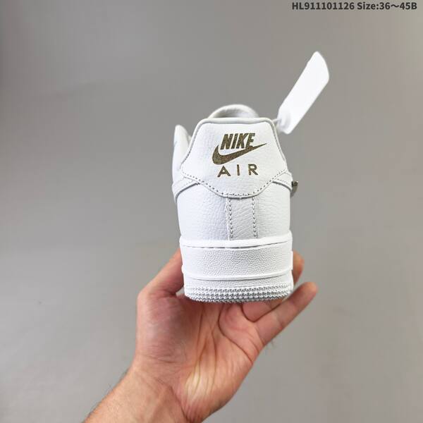 Nike Air Force 1 07 white metallic silver gold EU 36-45 sneaker