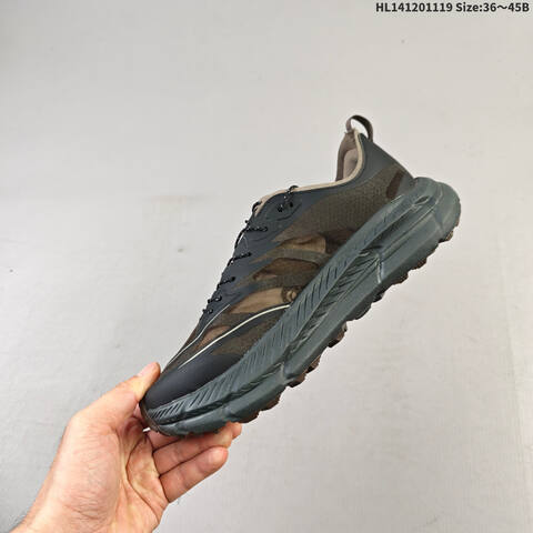 HOKA ONE ONE Mafate Speed 4 Satisfy Dark Brown Black Beige EU 36-45 Trail Shoe Trail Running Sneakers - Unisex (BS-69468)