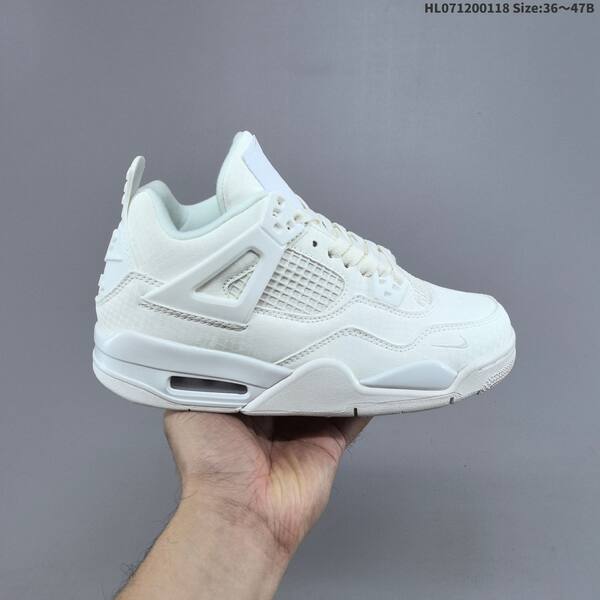 Nike Air Jordan 4 Retro white EU 36-47.5 basketball
