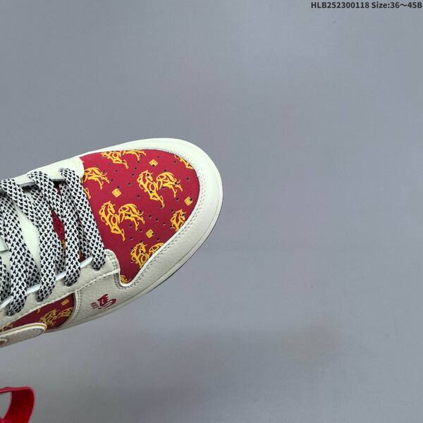 Nike Dunk Low off white red yellow black EU 36-45 skate shoe