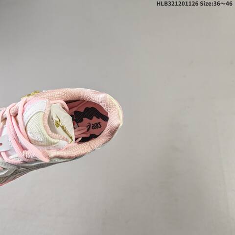 ASICS GEL NYC AHAR 1203A571 100 White Pink Silver Cream EU 36 46 Running Shoe EU 36-46 Running Sneakers - Unisex (BS-69225)