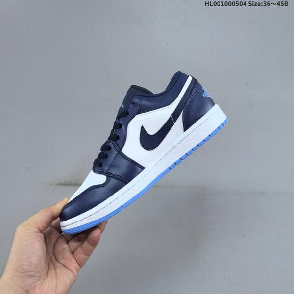 Jordan Air Jordan 1 Low Midnight Navy/University Blue 36~45B basketball