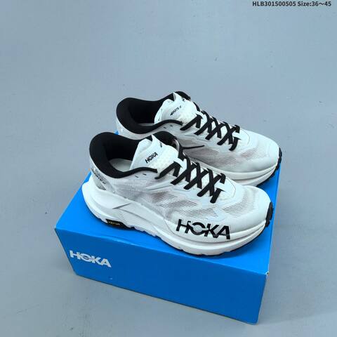 HOKA Mafate X Coral Orange White Black Green EU 36-45 Trail Shoe Trail Running Sneakers - Unisex (BS-69346)