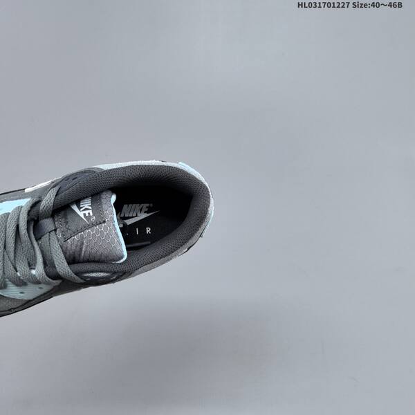 Nike Air Max 90 grey dark grey light blue white black EU 40-46 running shoe