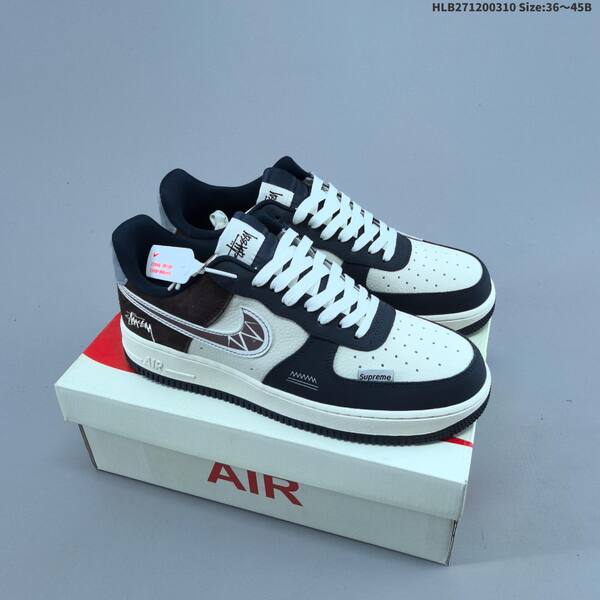 Nike Air Force 1 07 Low white olive green dark green EU 36-45 sneaker