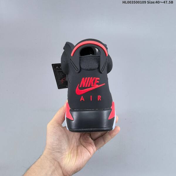 Jordan Air Jordan 6 Retro OG black/red/white 40~47.5 basketball