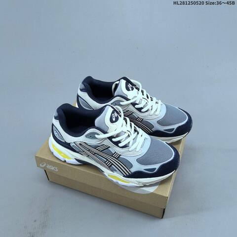 ASICS Gel-NYC 2 0 Black Gray Silver EU 36-45 Running Shoe Running Sneakers - Unisex (BS-68814)