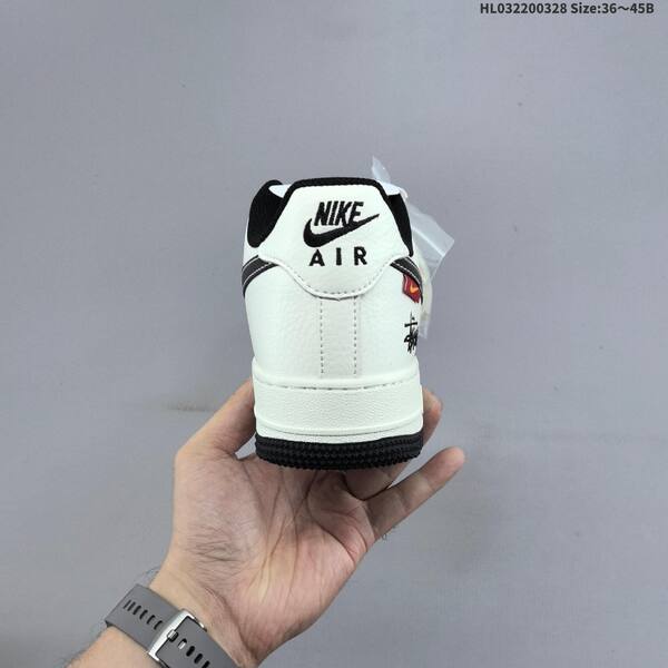 Nike Air Force 1 07 Low off white black red yellow EU 36-45 sneaker