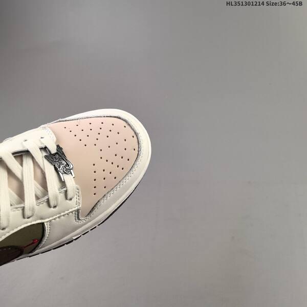 Nike SB Dunk Low white beige olive brown EU 36-45 skate shoe