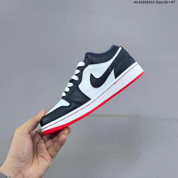 Jordan Air Jordan 1 Low white/navy/blue/red 36~47 basketball