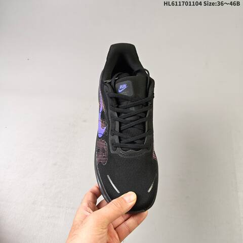 Nike Vomero Premium ReactX Air Zoom Black Purple Pink EU 36-46 Running Shoe - Unisex (BS-63924)