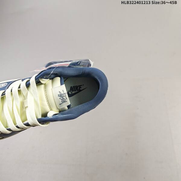 Nike SB Dunk Low Retro DIY Stussy sail navy blue white EU 36-45 skate shoe