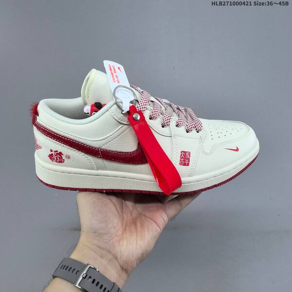 Nike Air Jordan 1 Low black/white/red EU 36-45 lifestyle