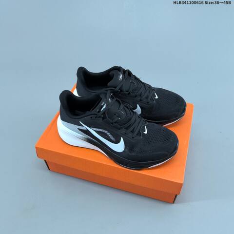 Nike Air Zoom Pegasus 42 White Black Grey Orange EU 36-45 Running Shoe - Unisex (BS-59922)