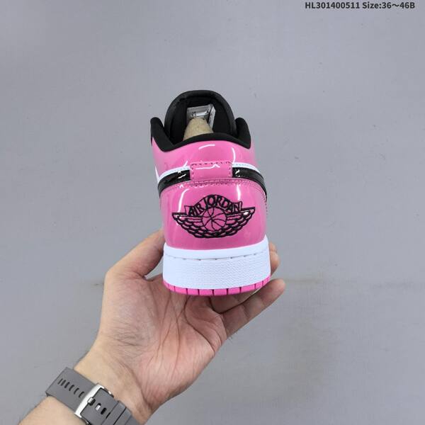Jordan Air Jordan 1 Low Black/White/Pink EU 36-46 basketball