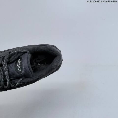 Nike Air Max 95 Triple Black EU 40-46 Running Shoe - Men's (BS-61184)