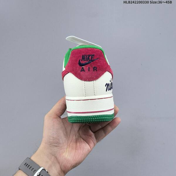 Nike Air Force 1 07 Low off white red green navy blue EU 36-45 sneaker