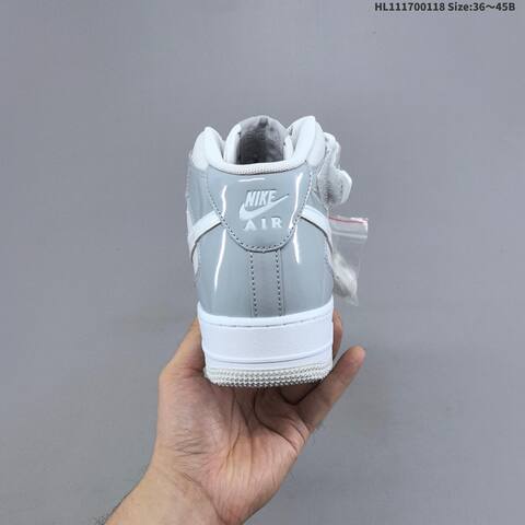 Nike Air Force 1 Mid 07 Grey White EU 36-45 Sneaker - Unisex (BS-61909)